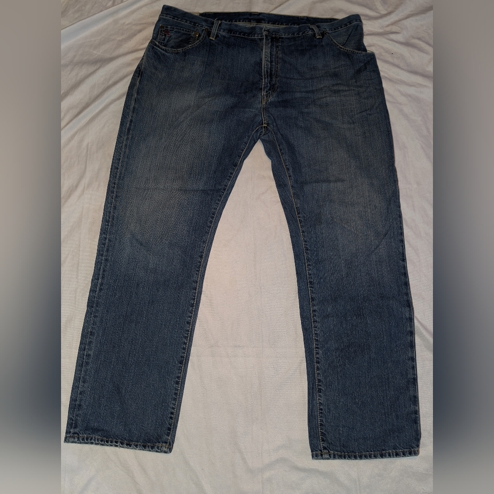 Polo Ralph Lauren Authentic Dungaree Jeans 42B X 32 Relaxed Straight Leg